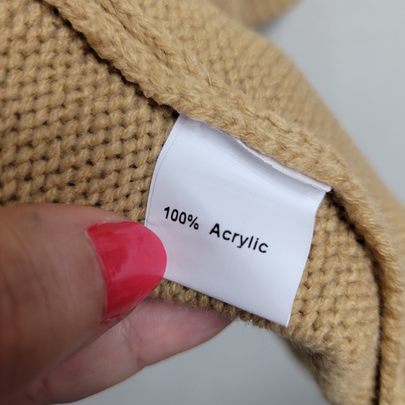 Miss Sparkling Tan Striped Cardigan - Picture 7 of 8